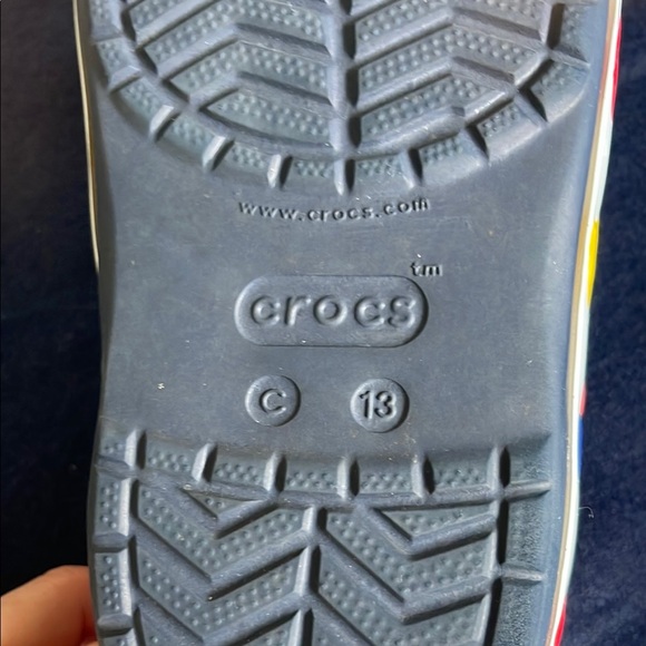 Crocs Kids' Navy and Red Clogs - Picture 5 of 5